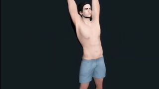 Leaning Back Ab Stretch Workout #exercises