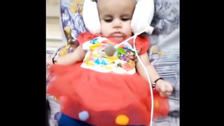 Baby using Laptop