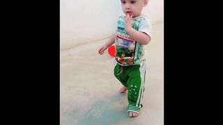 Baby doing Fun