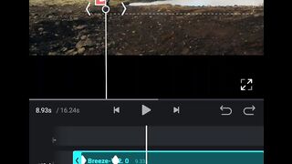 Text reveal editing on vn Editor