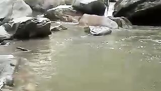 Waterfall (sranz fall) one of the attractive and famous place of Kashmir
