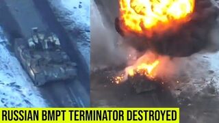 Armed Forces destroyed the Russian BMPT Terminated