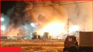 Oil base and plant involved in construction of Crimea bridge hit in Russian territory