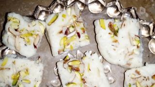 Easy Milk Barfi Recipe - Barfi Recipe By Noreen Siddique - Barfi
