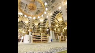 Beautiful view of Masjid-e-Nabvi