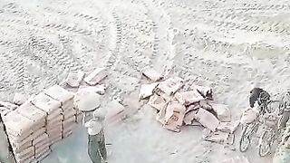 Concrete of slab in local project