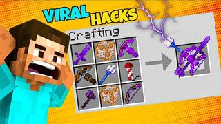 VIRAL MINECRAFT TIKTOK HACKS THAT ACTUALLY WORKS - Mcaddon
