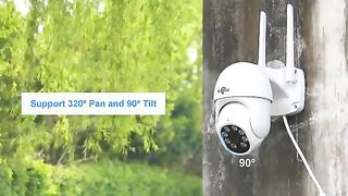 Hiseeu 2K 3MP PTZ Security Camera (Link in Description)