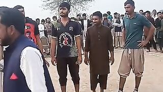 Shooting volleyball