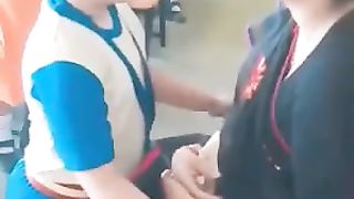 Cute student and very nice teacher conversation