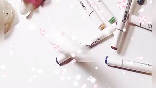 ASMR satisfying pencil sounds #short#short video