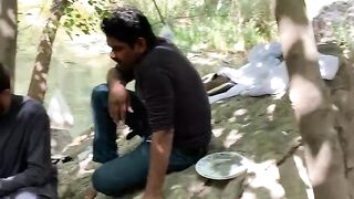 BBQ in pakistan jungle with cousins