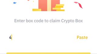 Today binance free crypto box code