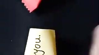 How to make DIY Message chocolate gift idea_