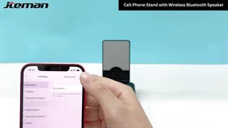 Cell Phone Stand with Wireless Bluetooth Speaker|Desk Compatible with iPhone/ipad/Samsung Galaxy