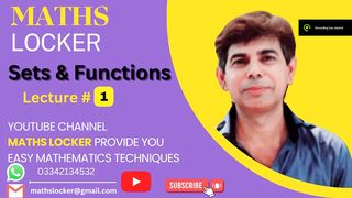 Sets | Functions | Sets and Functions | Sets Class 10 | Sets Applications | Cartesian Product | Binary Relations | Functions | MathsLocker