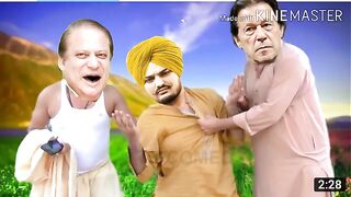 imran khan and sidho mosa wala funny video .funny video