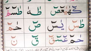Norani Qaida lesson no 3 Horofe Muqattaat class 2