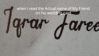Itna Lamba Naam ( so lengthy name)