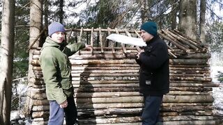 Строительство Хижины в лесу