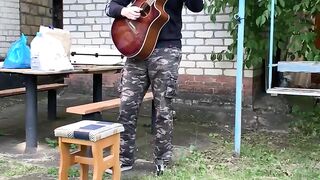 Guitar in vilage