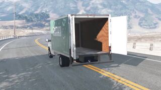 Cars VS Spikes-Beamng Drive