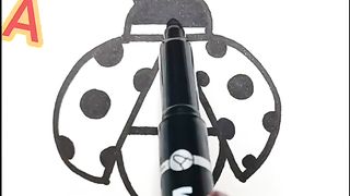 Alphabet se kre drawing