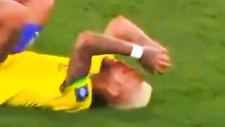 Sometimes even Football players couldn't hide their tears