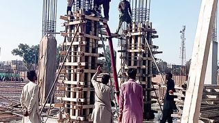 Concrete pouring