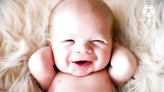 Funny and beautiful beby