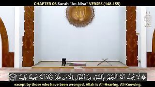 Chapter 06 Suran An Nisa Verses 148-155 Urdu translation
