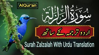 099 Surah Az Zilzal full HD With Ucrdu Translation|Surah Az-Zilzal Repeat {Surah Zilzal with HD Text} Word by Word Quran Tilawat | Surah zilzall |