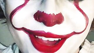 Joker makeup art