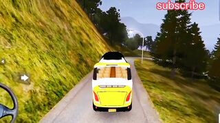 Bus game bus simulator indonetia off road map mod