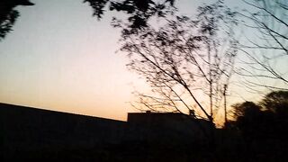 Sunset  in city vlog
