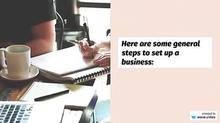 How to set up your business