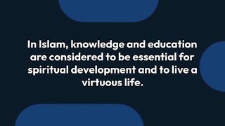 ISLAMIC CONCEPT OF KNOWLRDGE AND EDUCATION.
