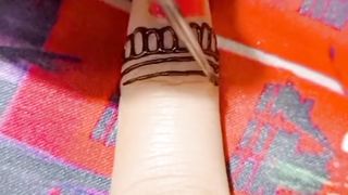 Simple ane easy finger mehndi designs #ARTCrafts