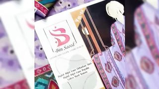 Binsaeed Royal Luxury Chiken-kaari  Embroidery Digital Printed 90/70 fine Airjet Lawn
