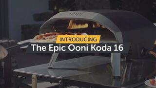 Ooni Koda 16 gas-powered pizza oven runs on either propane or natural gas for control