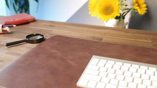 Londo Leather Extended Mouse Pad - Desk Mat
