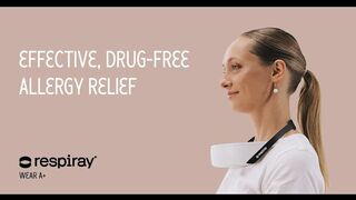 Respiray Wear A+ wearable allergy relief filters out harmful particles for clean air