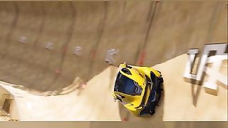 Superhero Car: Mega Ramp Games