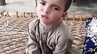 Cute baby talking with his father|2023