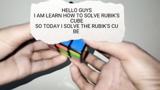 IAM solve Rubik's cube