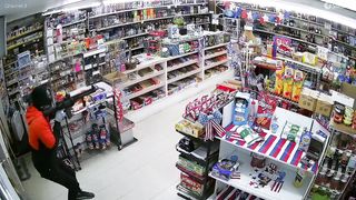 VIDEO: Elderly store owner opens fire on would-be robber armed with rifle in Norco