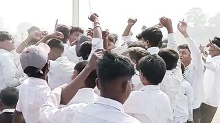 Publically grouping dance with students