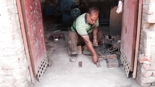 Forging of Damascus Steel Sword (Making Fantacy Sword - Amazing Process