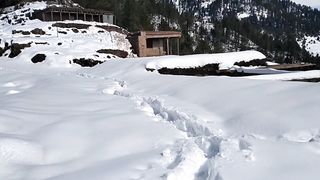 Beautiful weather in Azad Kashmir #snowfall #Rawalakot #tourist