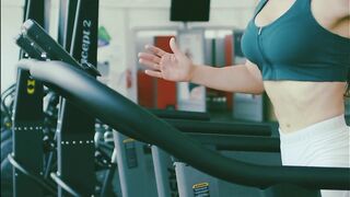 Girl Running Daily workout